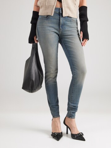 G-STAR Скинни Джинсы '3301' в Синий: спереди