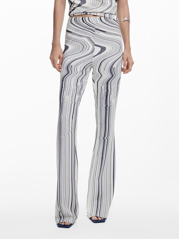 Desigual Wide Leg Housut värissä valkoinen: etupuoli