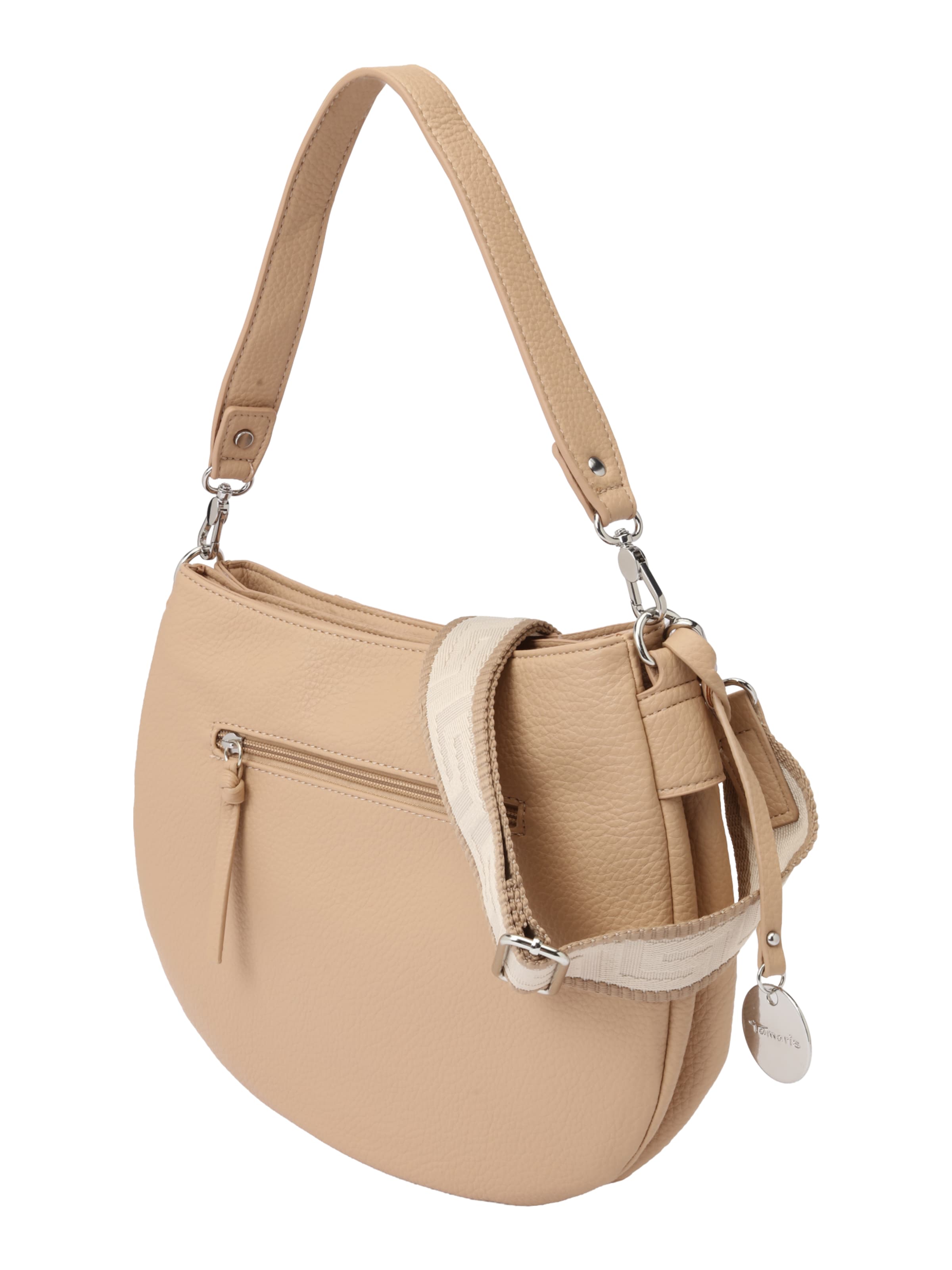 Tamaris Чанта за през рамо 'Kanelle' в бежово: отстрани