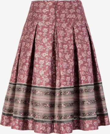 LOVE NATURE Traditional Skirt in Red: front