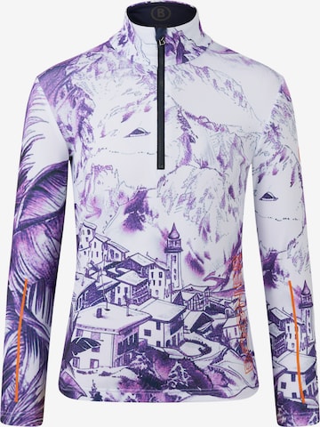 BOGNER Performance Shirt 'Chris' in Purple: front