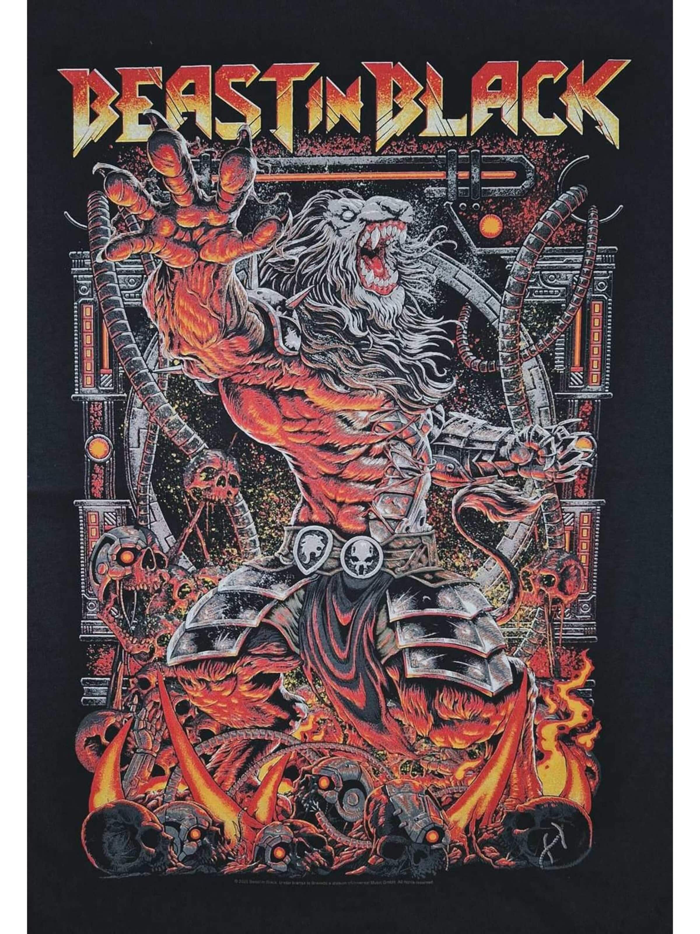 T-Shirt 'Beast In Black Power Of The Beast T-Shirt' Rockshirts en noir