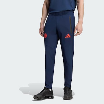 ADIDAS PERFORMANCE Regular Sportbroek 'FC Bayern München' in Blauw: voorkant