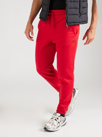 4F Tapered Sportnadrágok - piros: elől