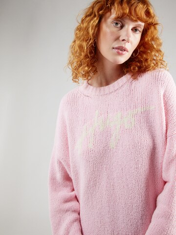 HUGO - Pullover 'Sareed' em rosa