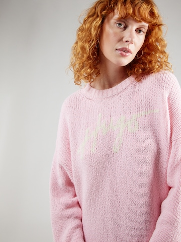 HUGO Red Pullover 'Sareed' in Pink