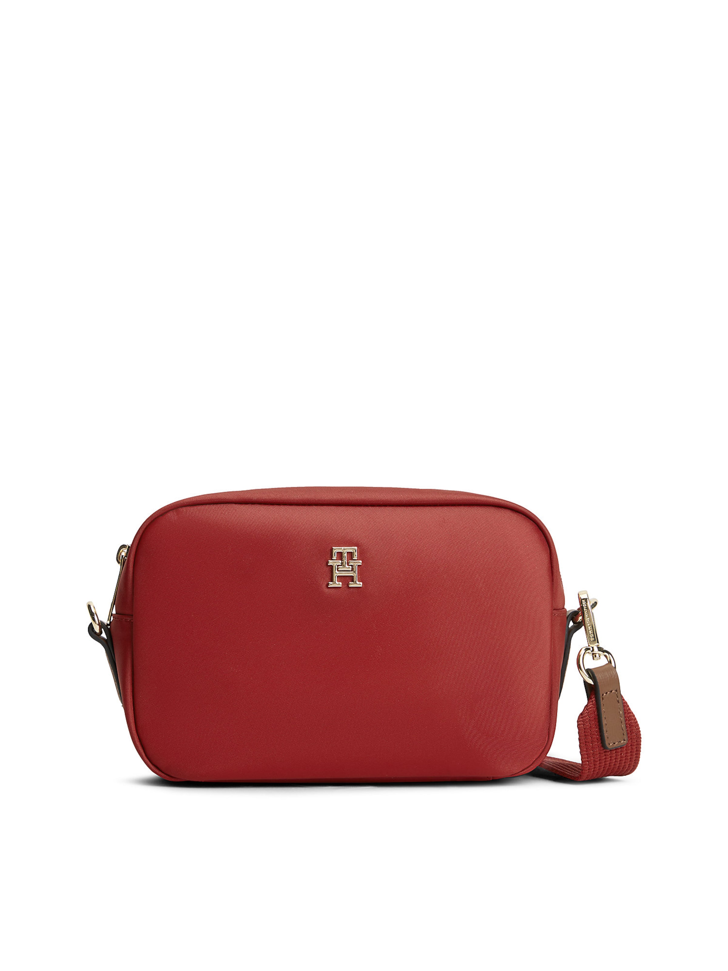 TOMMY HILFIGER Schoudertas 'Popette' in Rood: voorkant