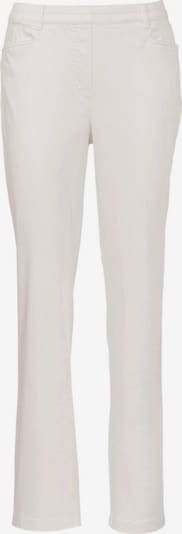 Goldner Pantalon 'Louisa' en blanc, Vue avec produit