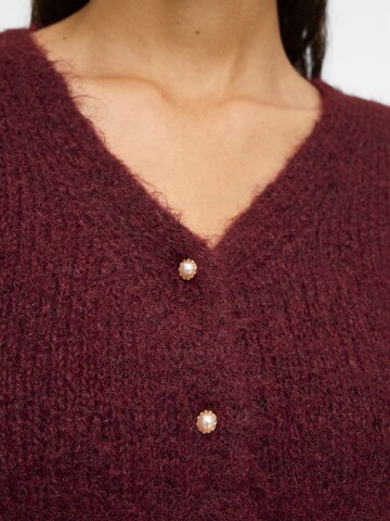 VILA Gebreid vest in Bruin