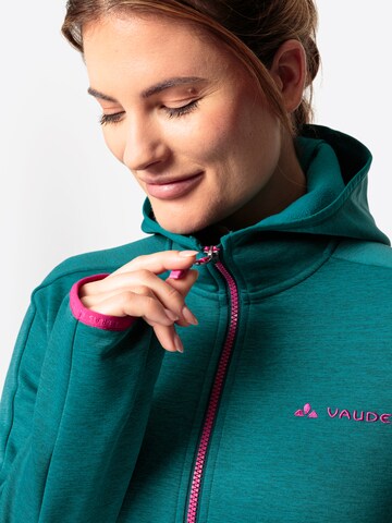 VAUDE Athletic Fleece Jacket '  Valsorda ' in Green