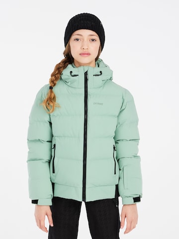 PROTEST Athletic Jacket 'PRTELINY JR' in Green: front
