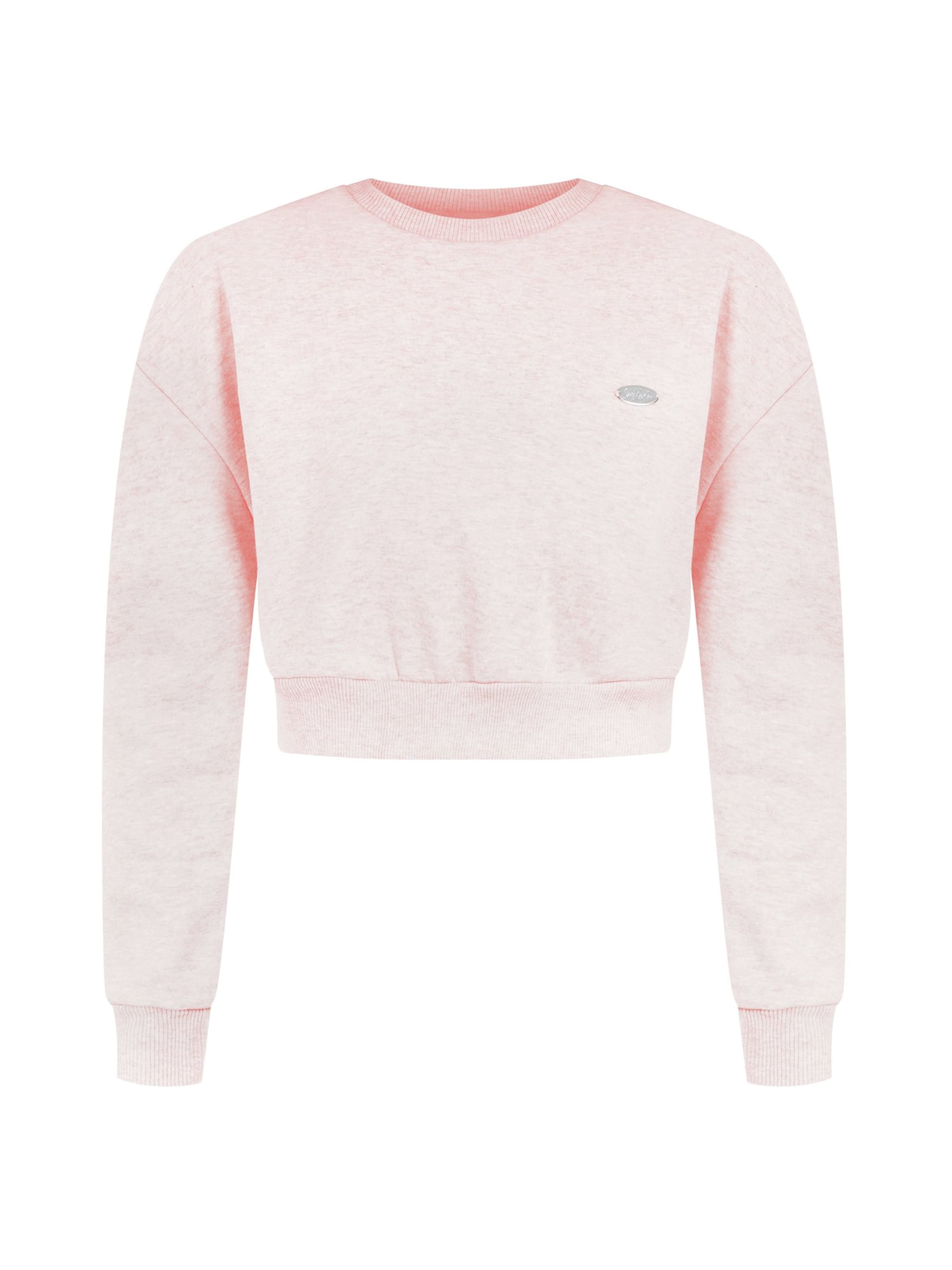 Smilodox Sweatshirt 'Amelia' in Roze: voorkant