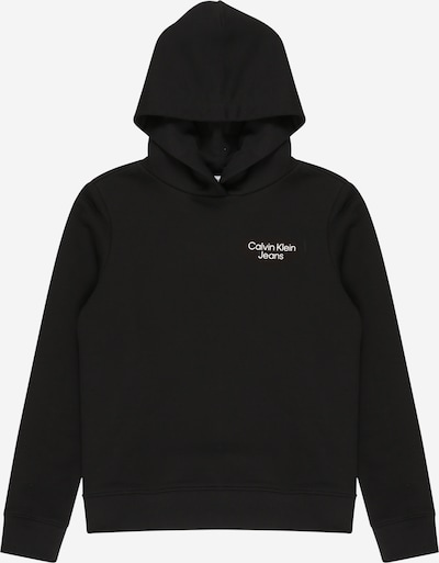 Calvin Klein Jeans Sweatshirt in schwarz / weiß, Produktansicht