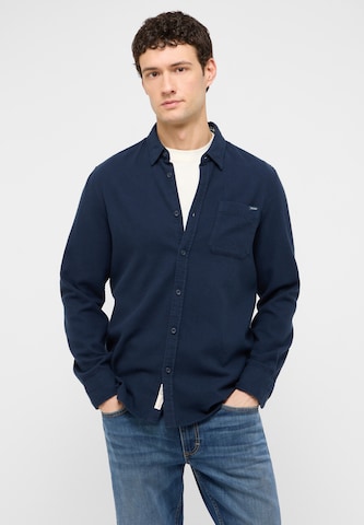 MUSTANG Regular fit Button Up Shirt 'Eastbridge' in Blue: front