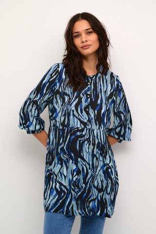 Kaffe Tuniek 'Plina' in Blauw: voorkant