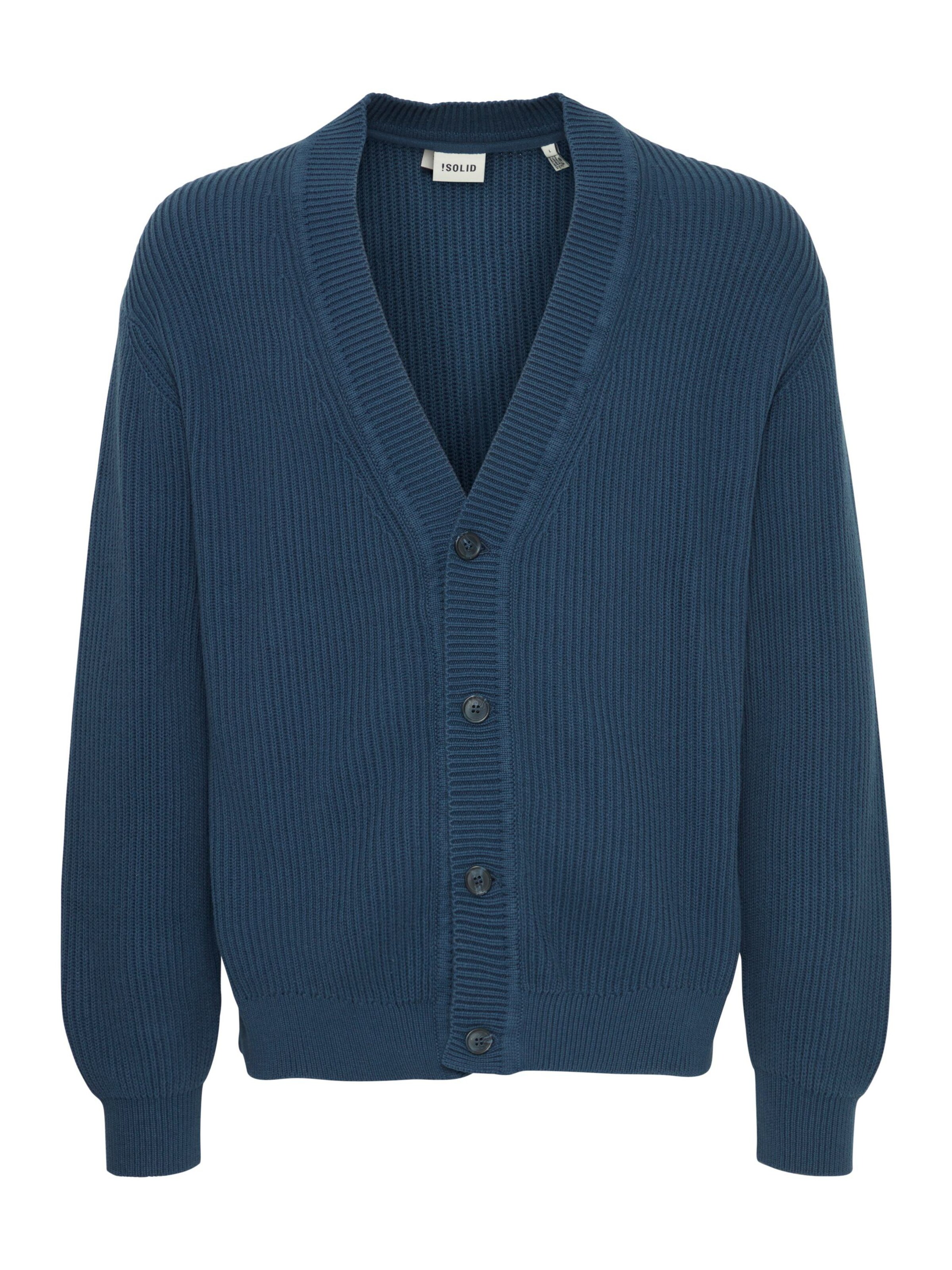 !Solid - Cárdigan en azul: frente