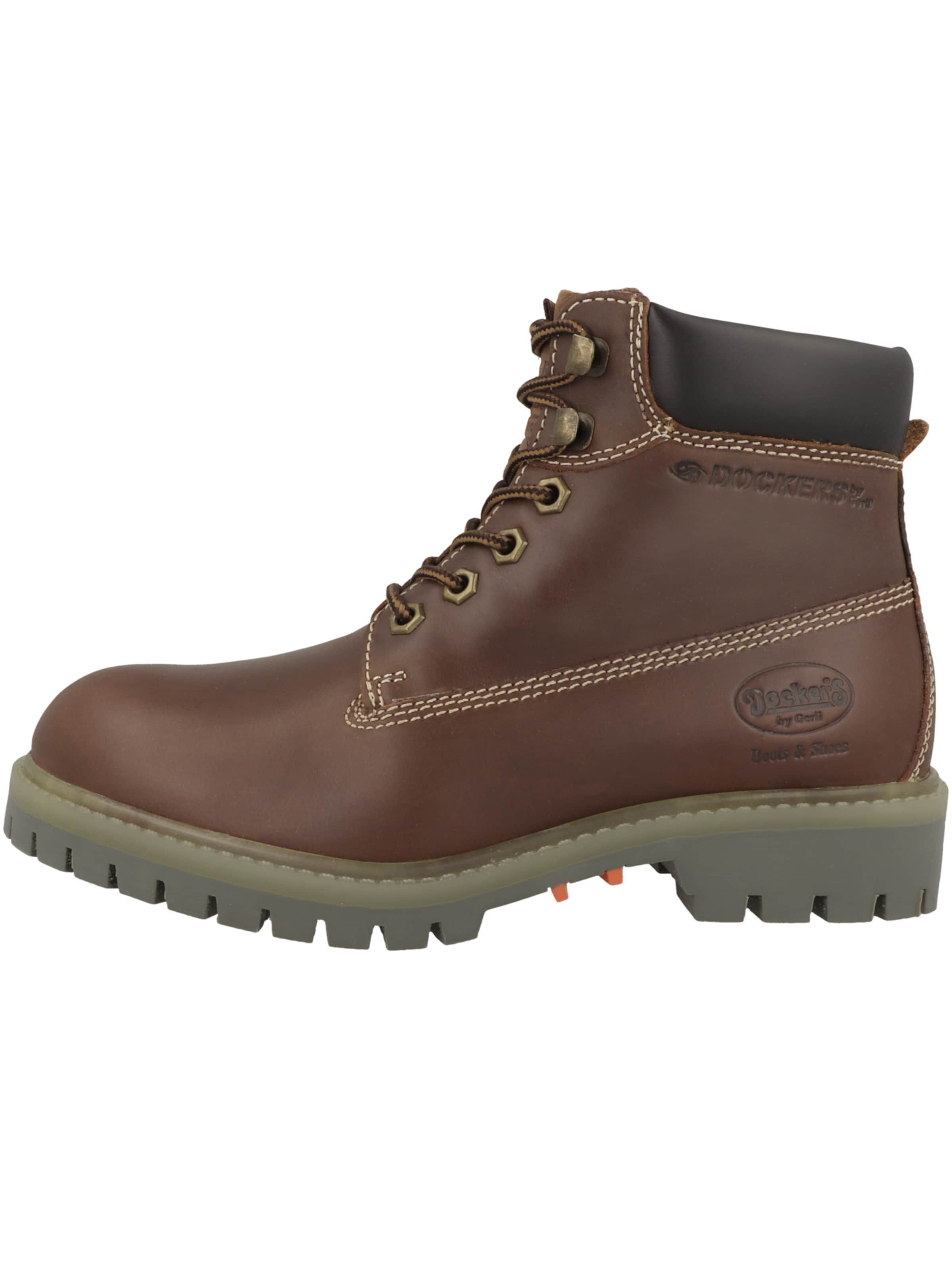 Dockers by Gerli - Botim com fivela em castanho