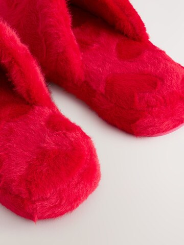 Next - Zapatillas de casa en rojo