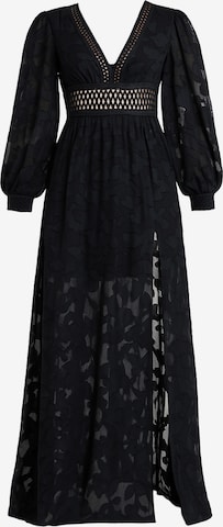 Robe GODDIVA en noir : devant