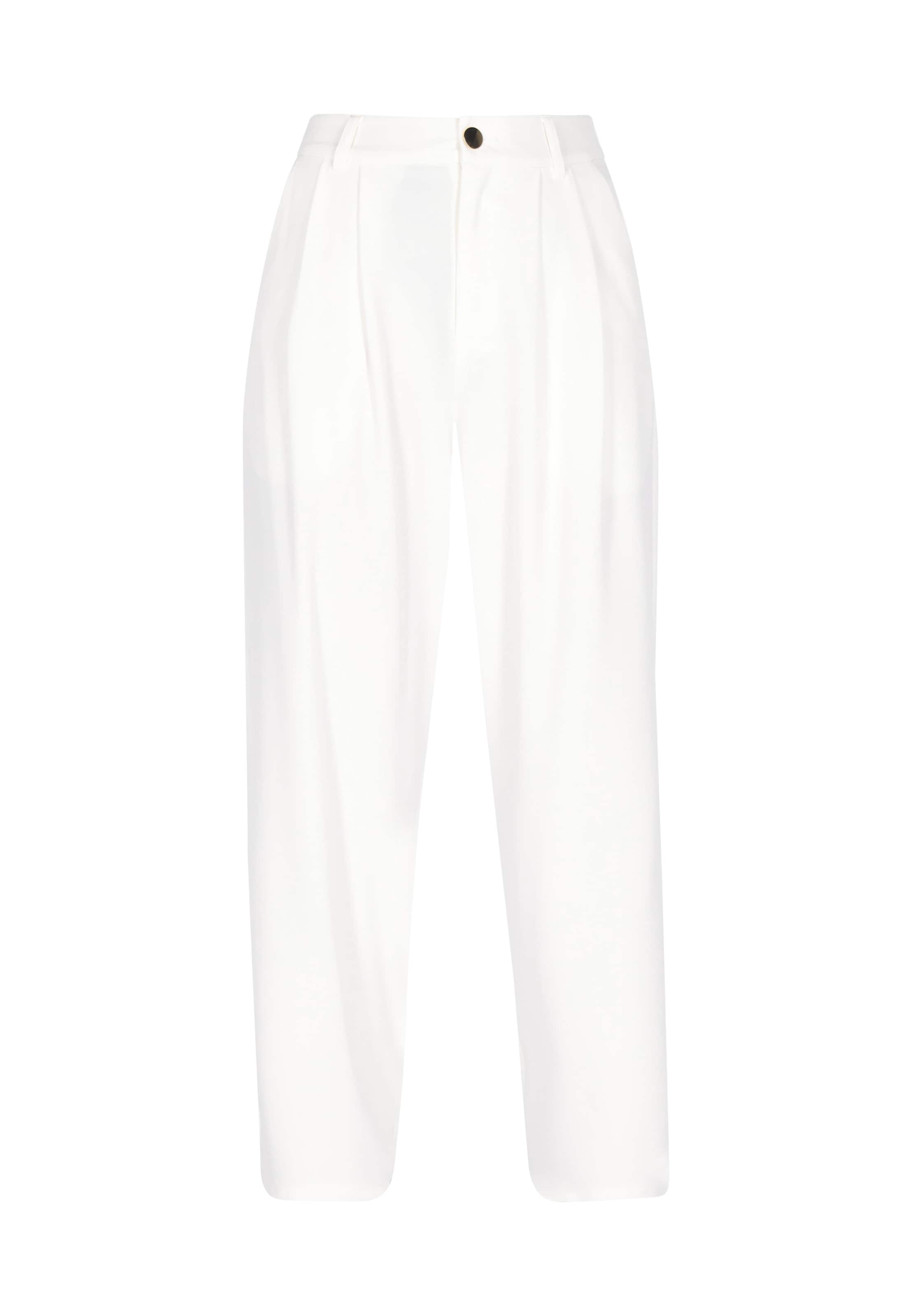 faina - regular Pantalón plisado en blanco: frente