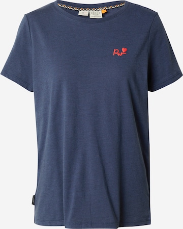 Ragwear T -Shirt 'ADORI LOVE' in Blau: predná strana