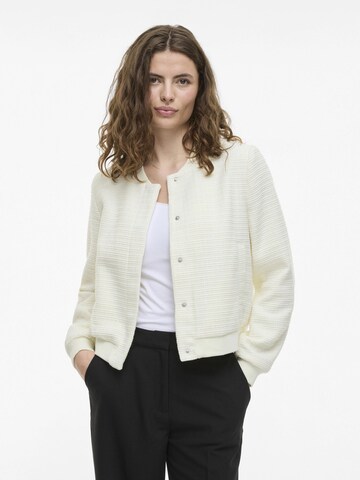 VILA Between-season jacket in White: front