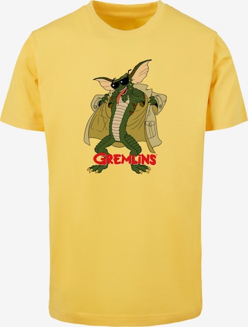 Merchcode T-Shirt 'Gremlins - Flasher' in Gelb: predná strana