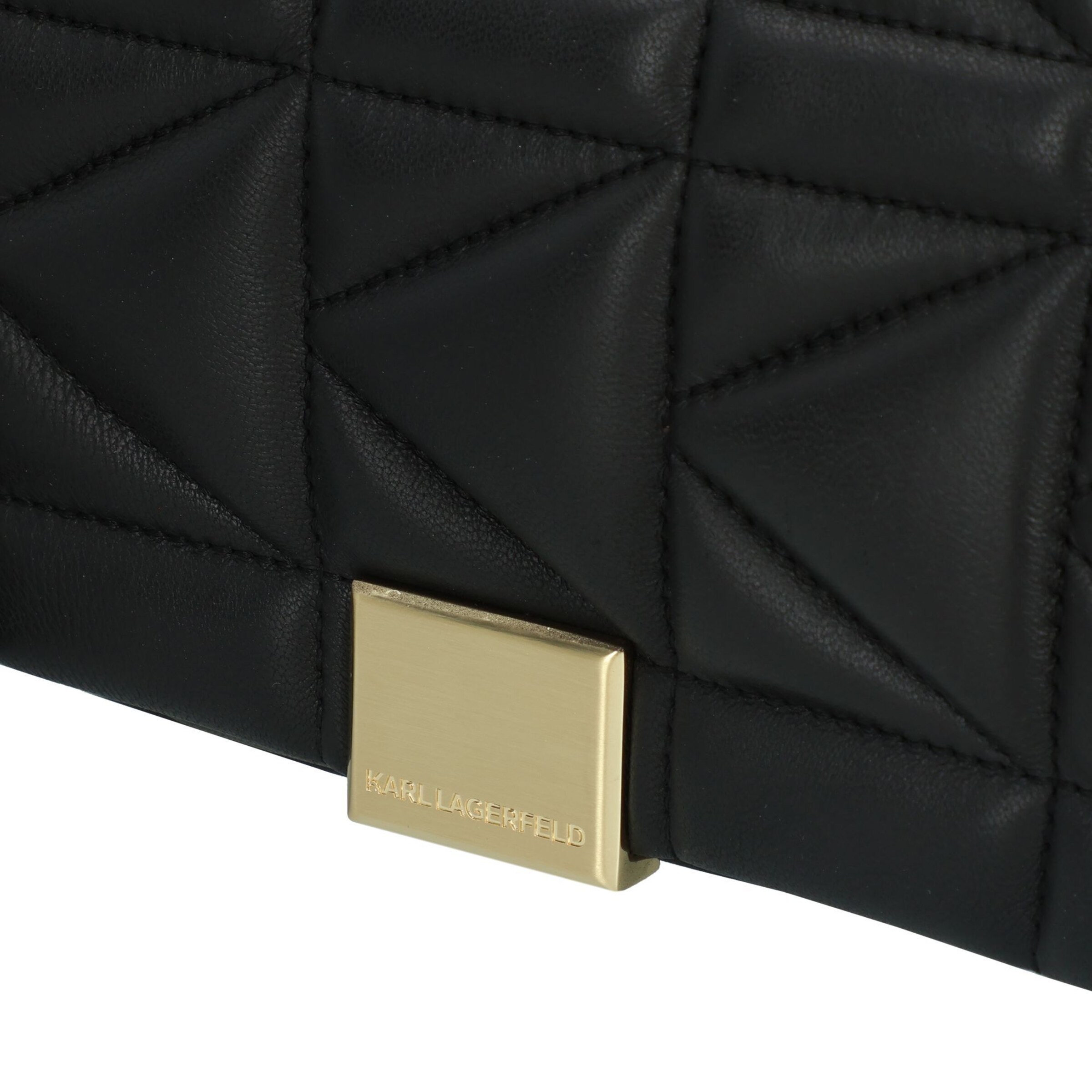 Borsa a tracolla 'Behind the Seams' di Karl Lagerfeld in nero