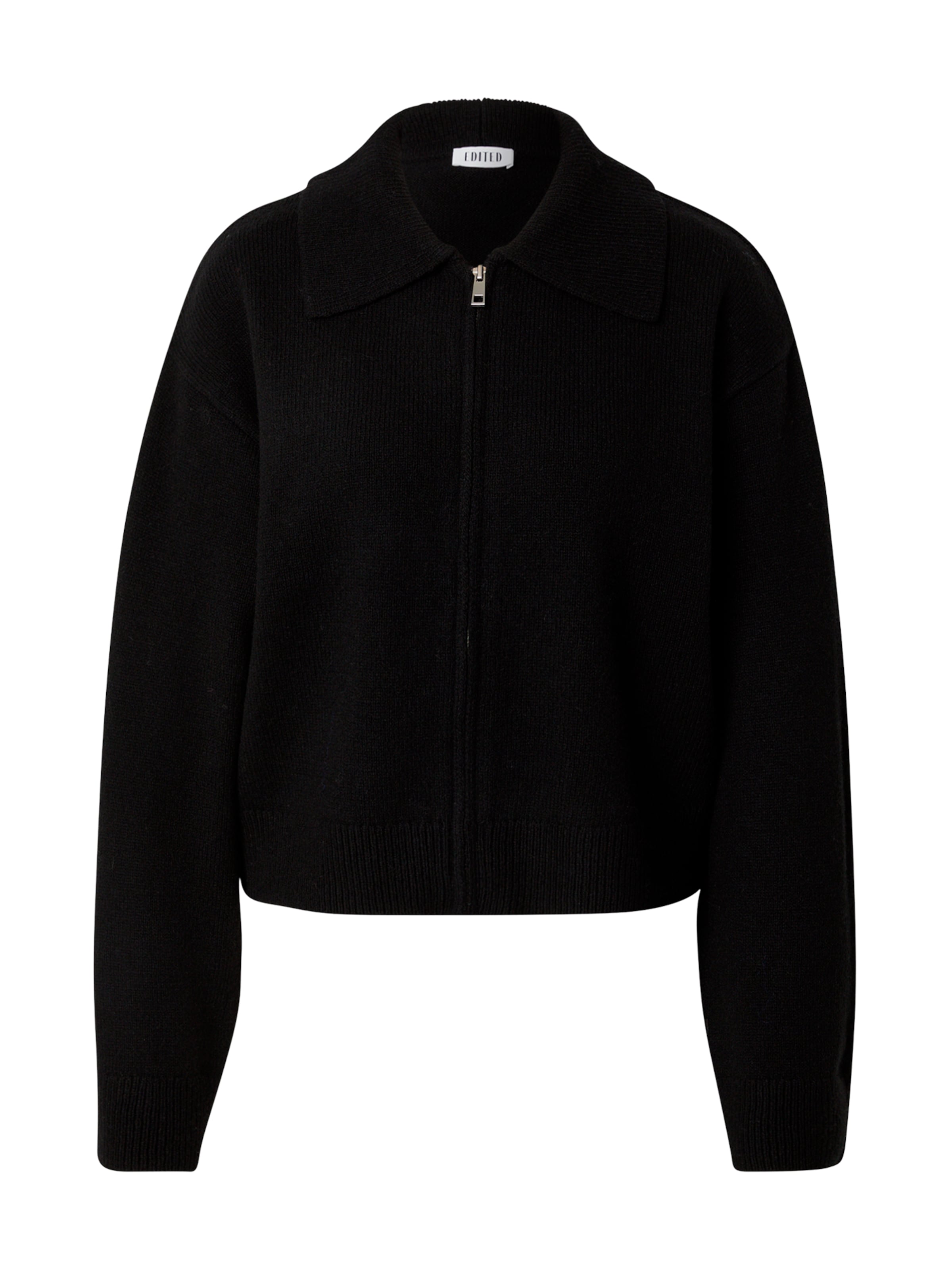 EDITED Kardigán 'Edda' - fekete: elől