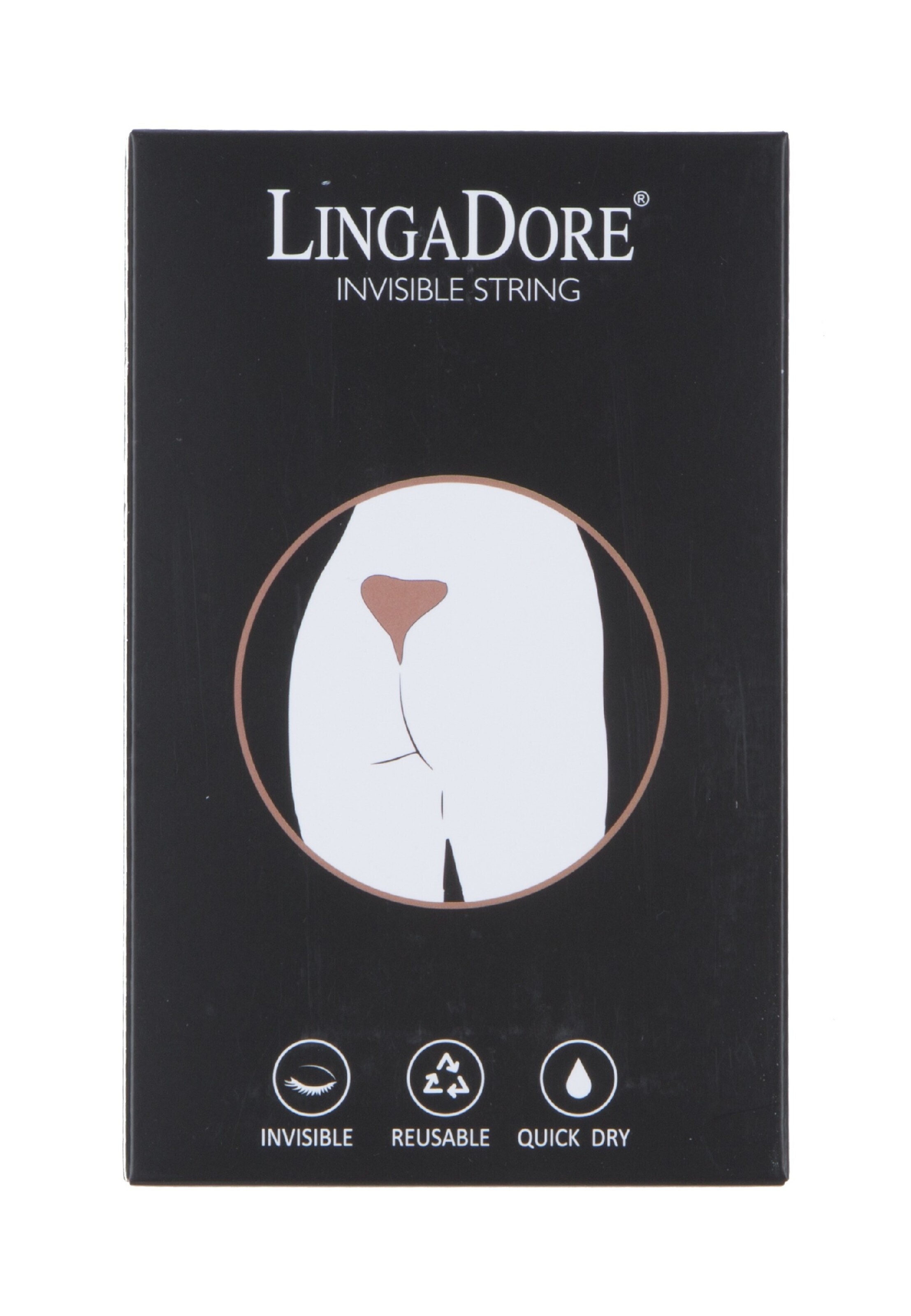 LingaDore String in Zwart