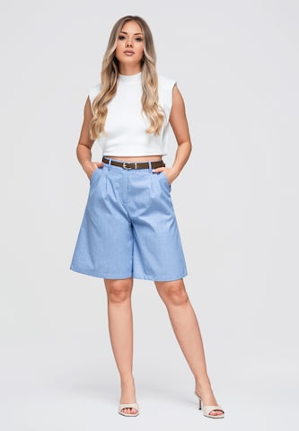 Ombre Regular Broek in Blauw