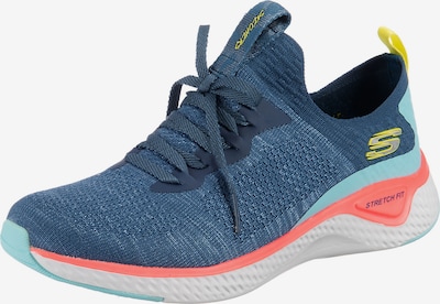 SKECHERS Sneaker 'SOLAR FUSE' in hellblau / blaumeliert / gelb / hellpink, Produktansicht