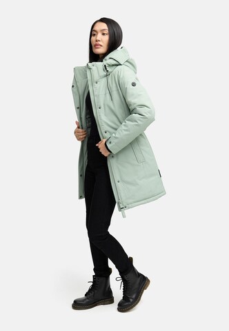 Manteau d’hiver 'Frostkuss 14' NAVAHOO en vert