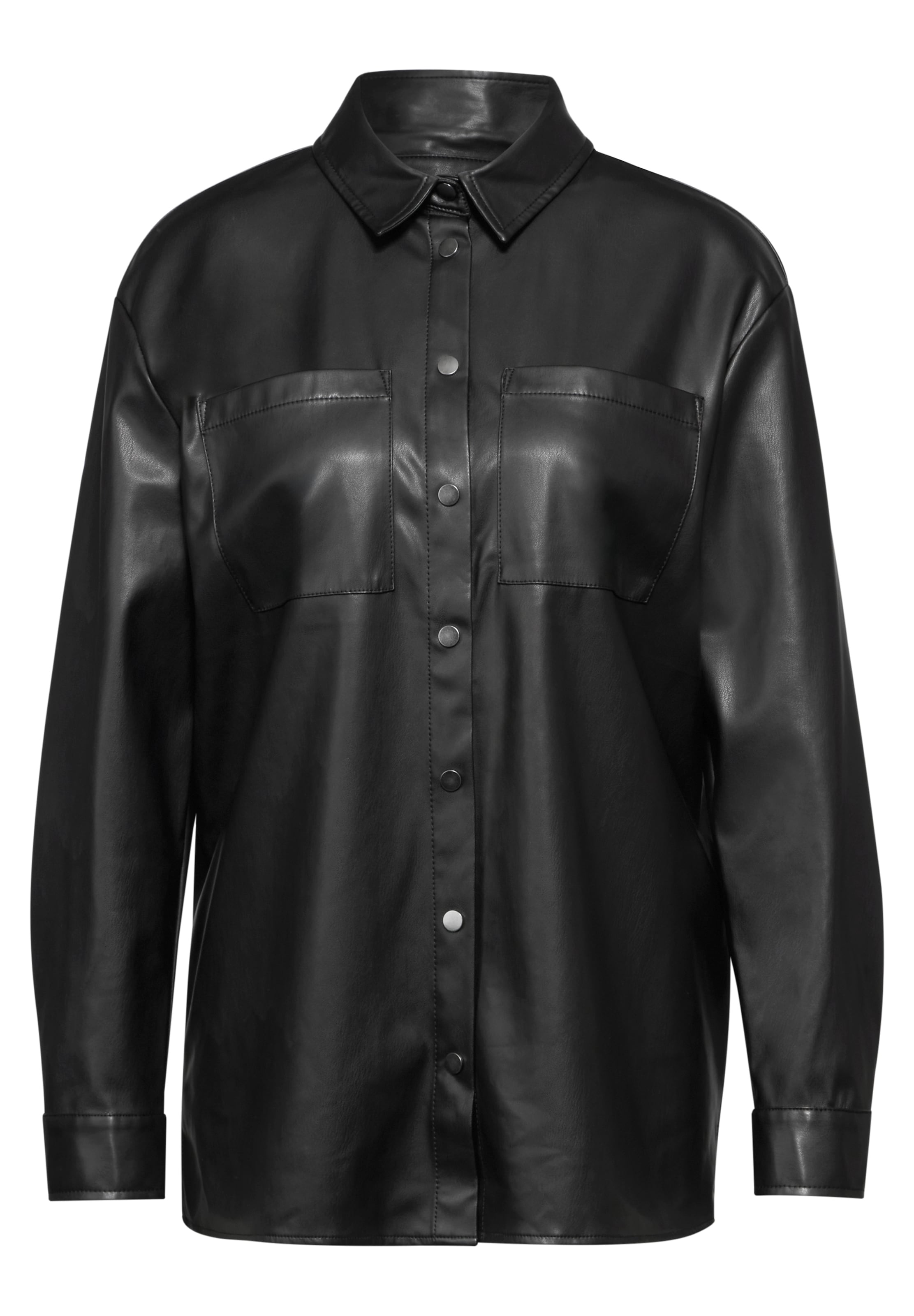 Street One Studio Bluse in Schwarz: Vorderseite