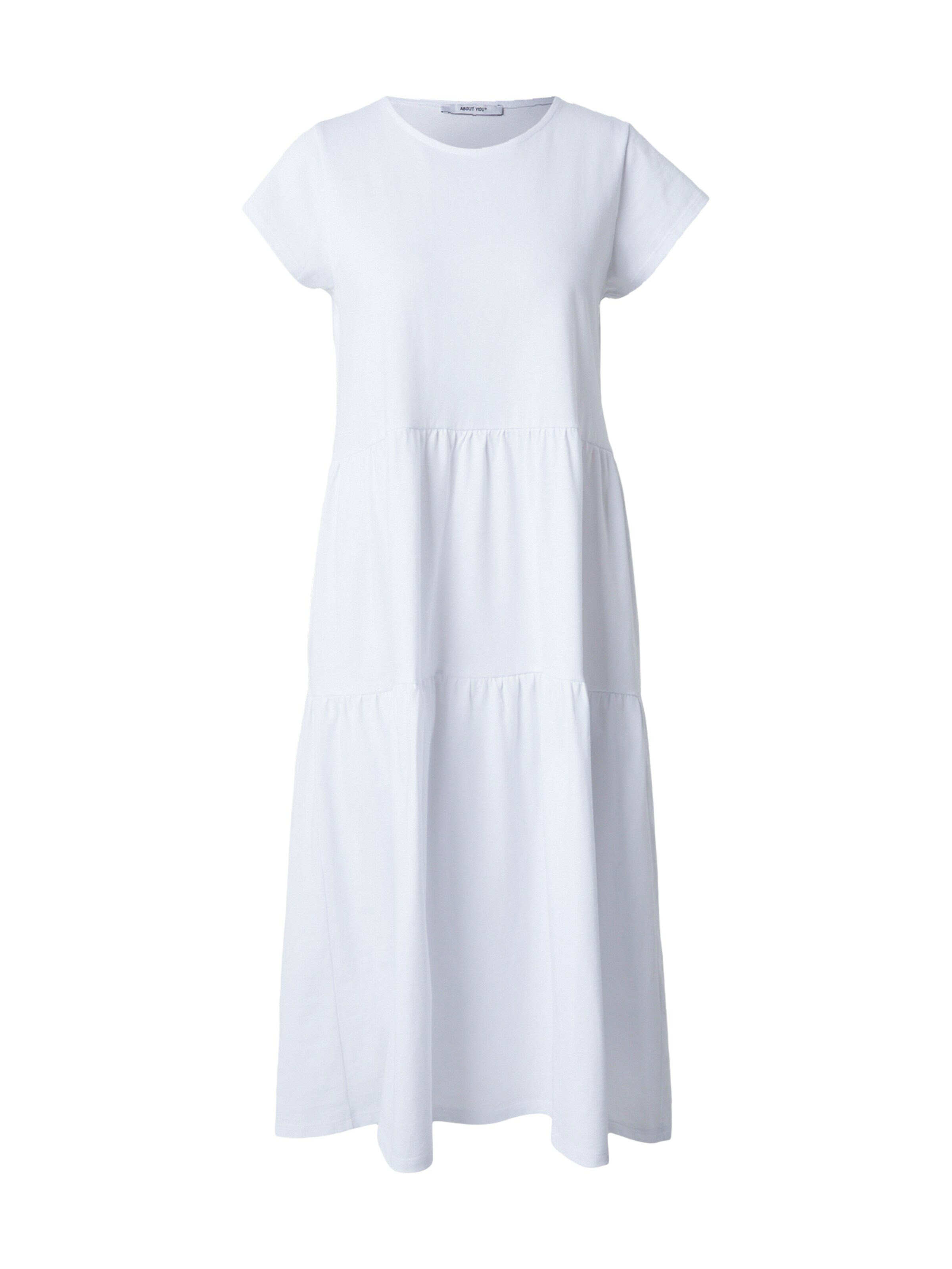 ABOUT YOU Jurk 'Blanca' in Wit: voorkant