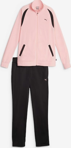 PUMA Trainingspak in Roze: voorkant