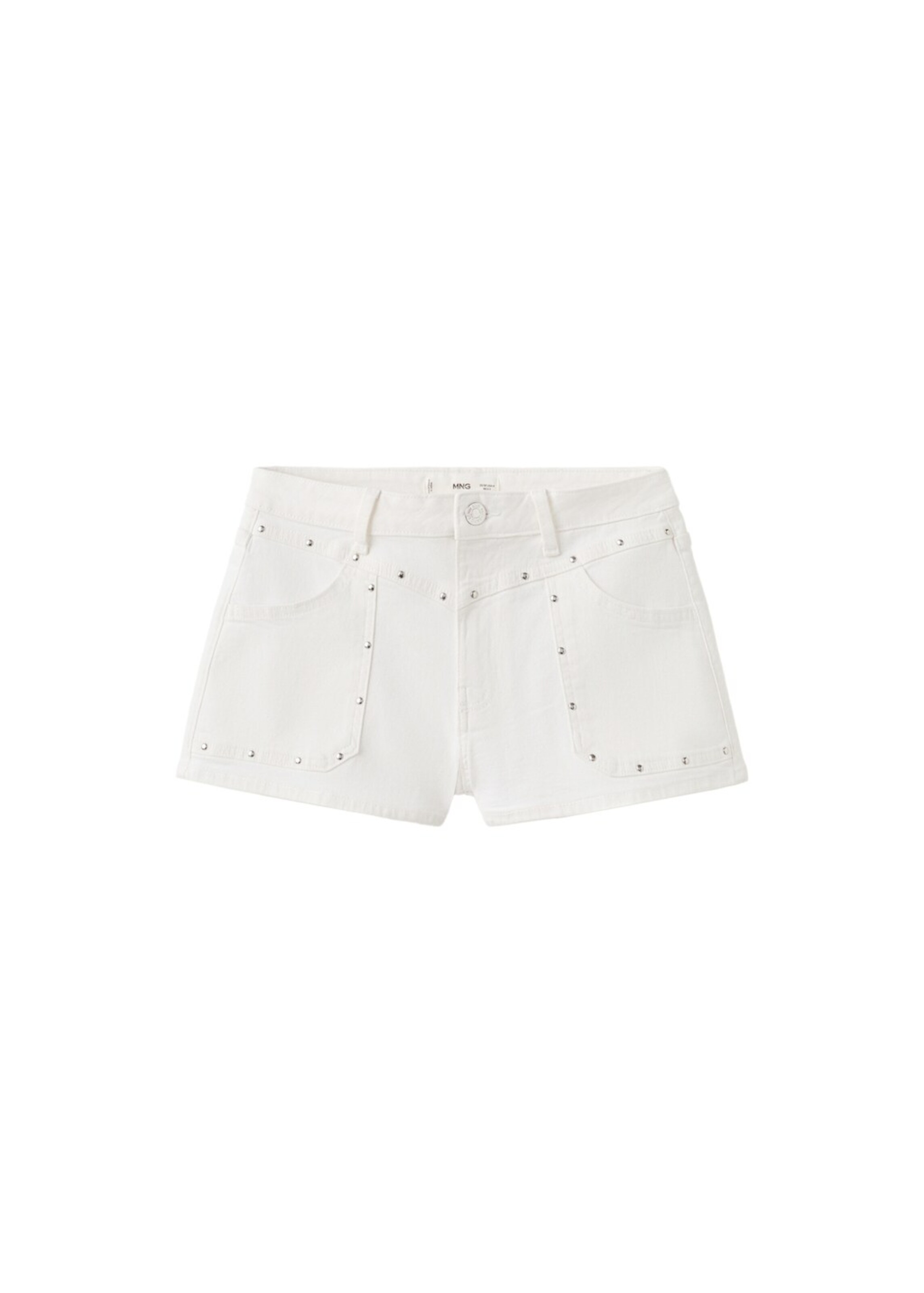 MANGO TEEN Shorts 'Mimi' in white denim, Produktansicht