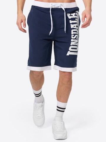 LONSDALE Board Shorts in Blue: front