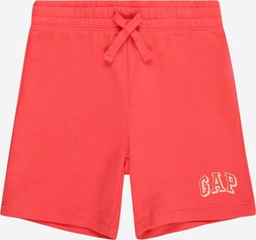 GAP Обычный Штаны в Красный: спереди