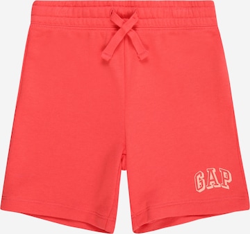 GAP - regular Pantalón en rojo: frente