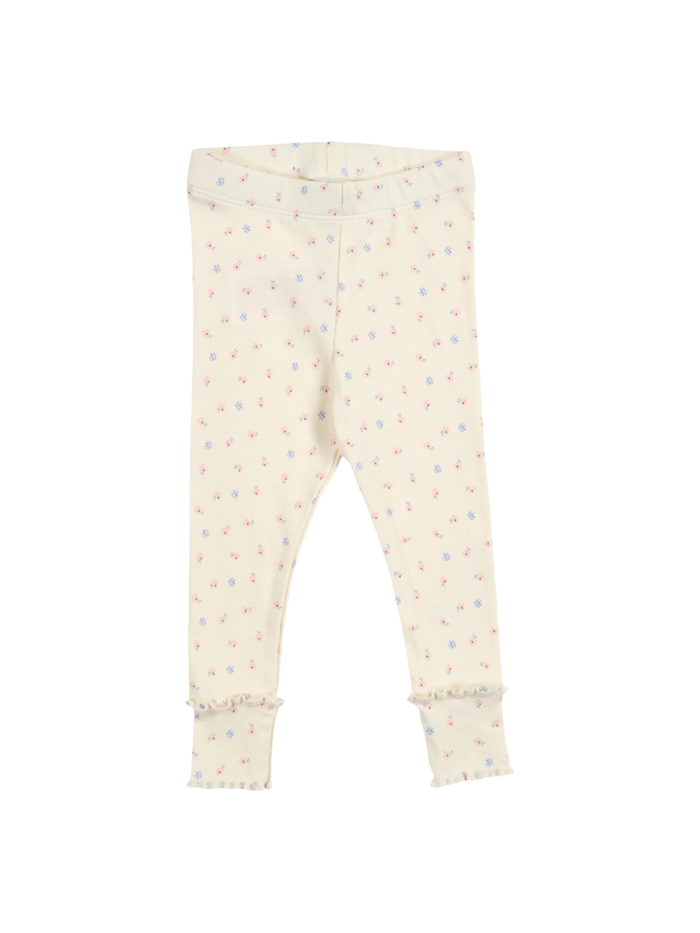 Skinny Leggings Müsli by GREEN COTTON en beige : devant