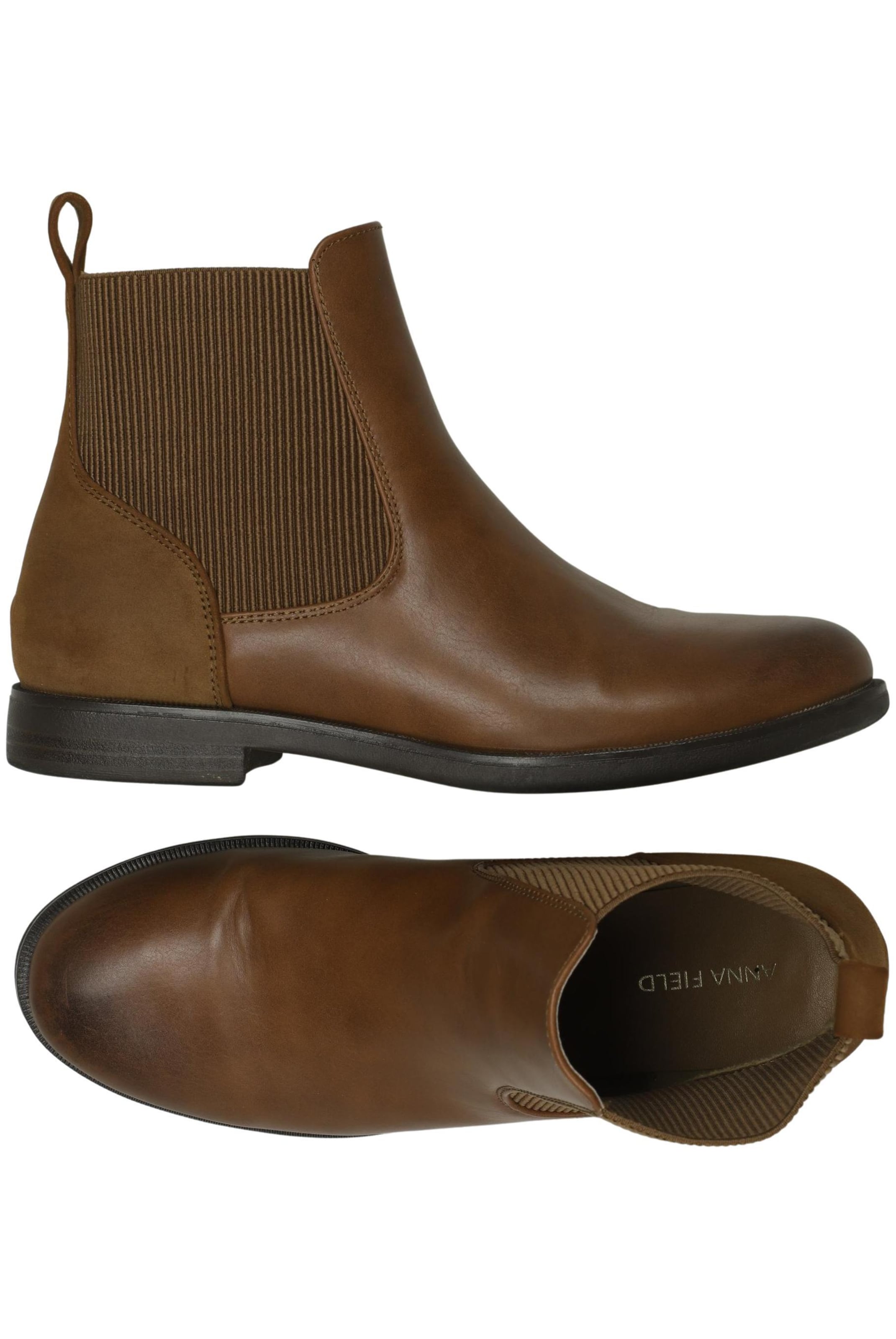 Anna Field Dress Boots in 39 in Brown: front