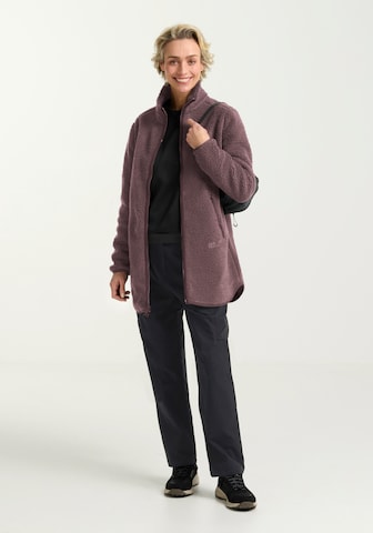 JACK WOLFSKIN - Casaco de velo funcional em roxo