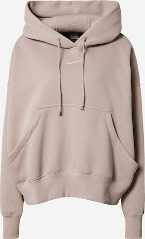 Nike Sportswear Sweatshirt 'PHOENIX FLEECE' in Grey: front