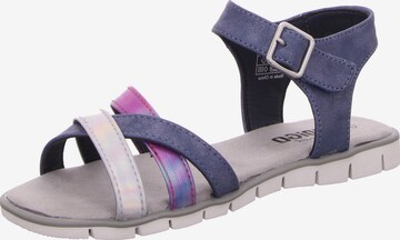 JANE KLAIN Sandals in Blue: front