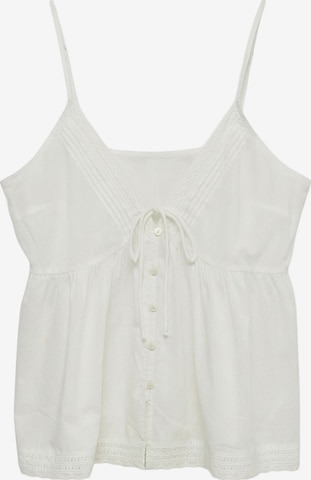 VERO MODA Pusero 'VMTULLE' värissä valkoinen: etupuoli