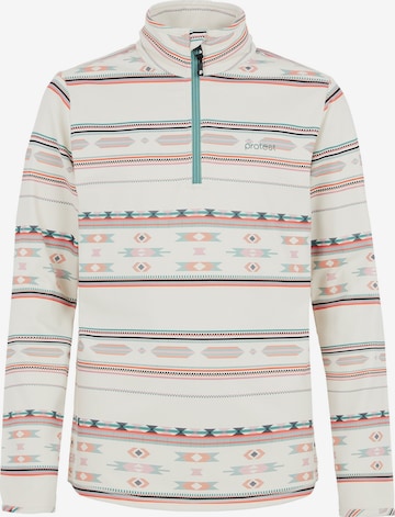 PROTEST Sports sweatshirt 'PRTVESH JR' in White: front