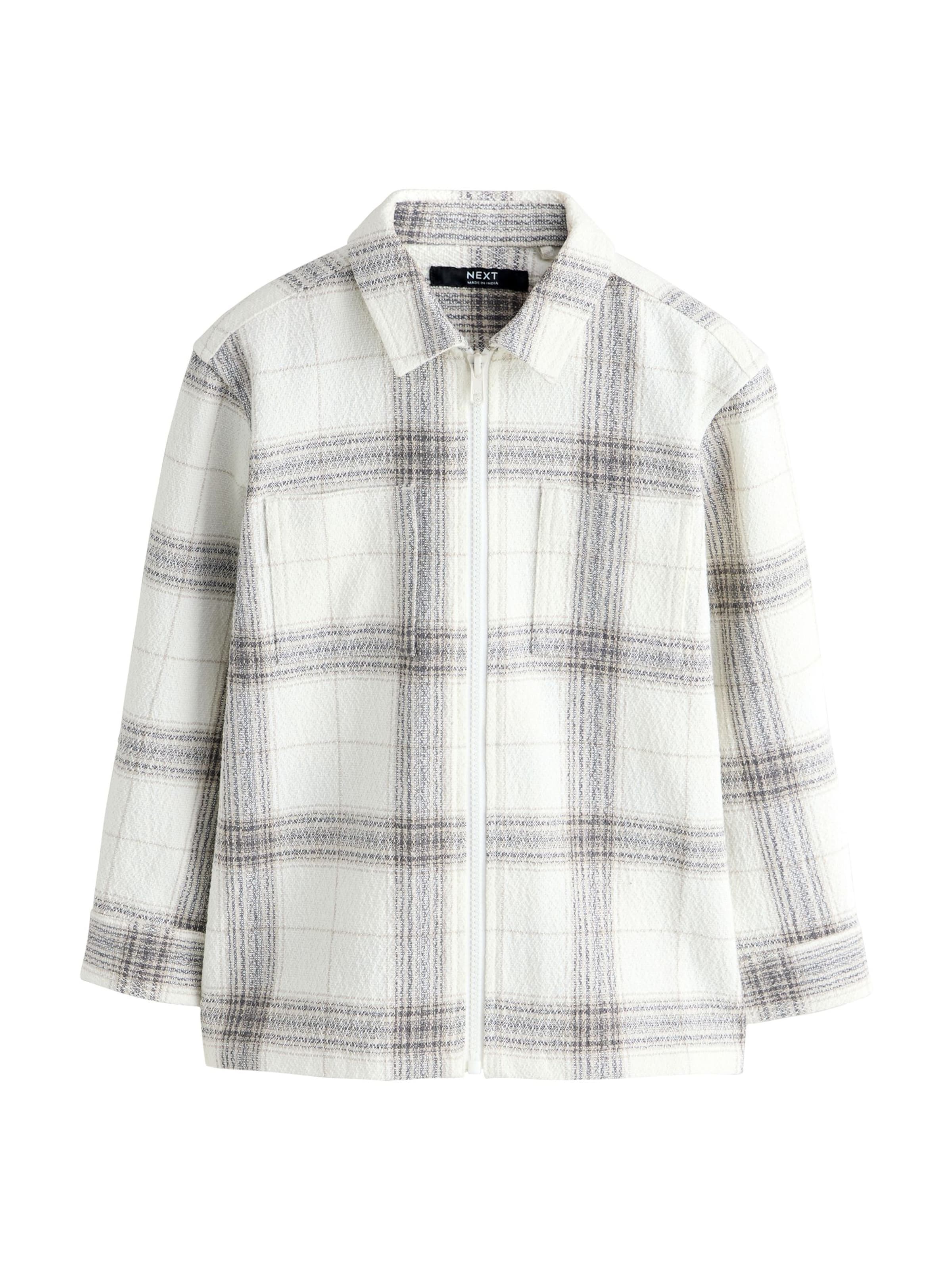 Next Hemd in grau / weiß, Produktansicht