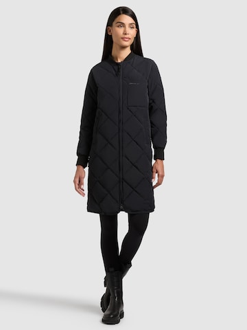 Manteau mi-saison 'YMAL2' khujo en noir