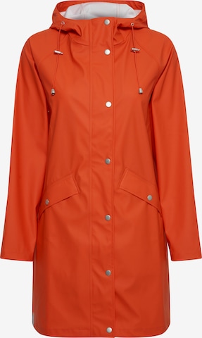 ICHI Raincoat 'TAZI JA' in Orange: front